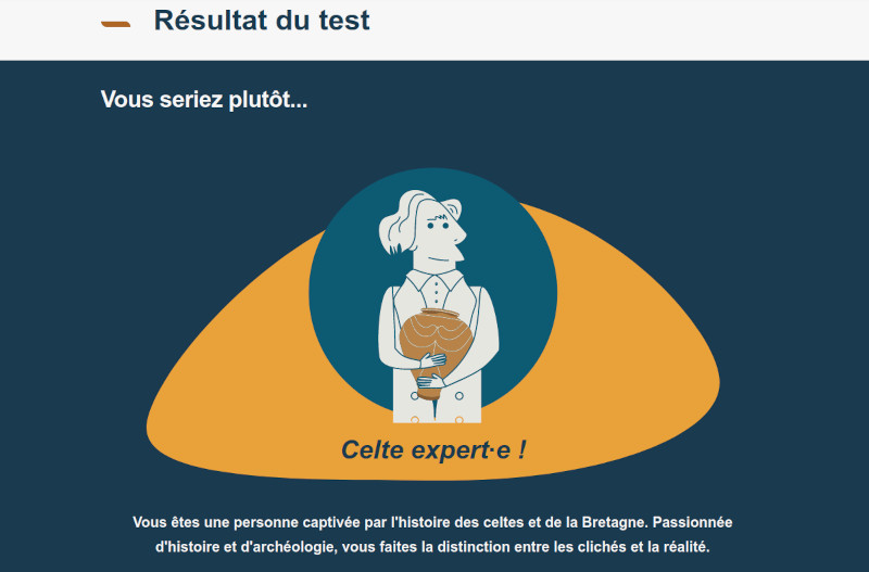 Illustration du tiret orange devant un titre, et de différentes formes